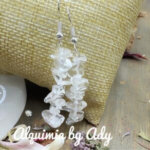 Alquimia Crystal Clear quartz Earrings